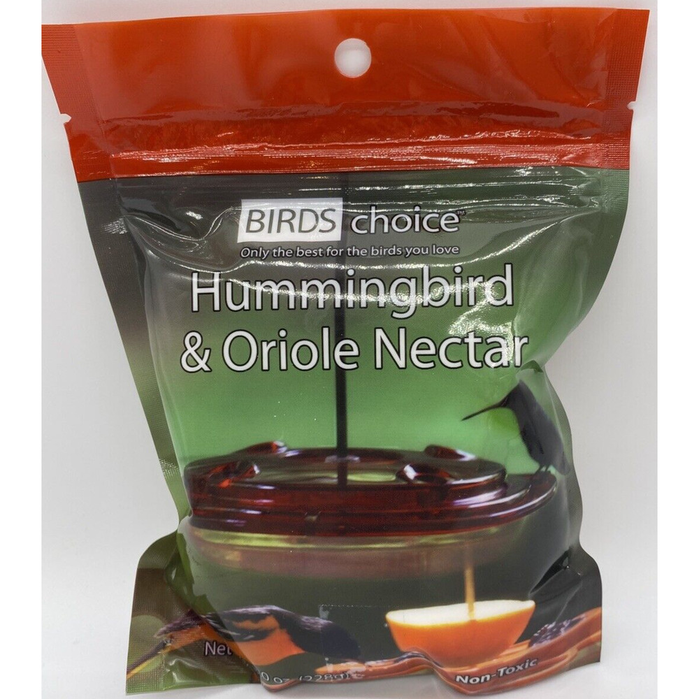 Birds Choice 8oz MIX Hummingbird & Oriole Nectar - Non-Toxic - MADE IN THE USA